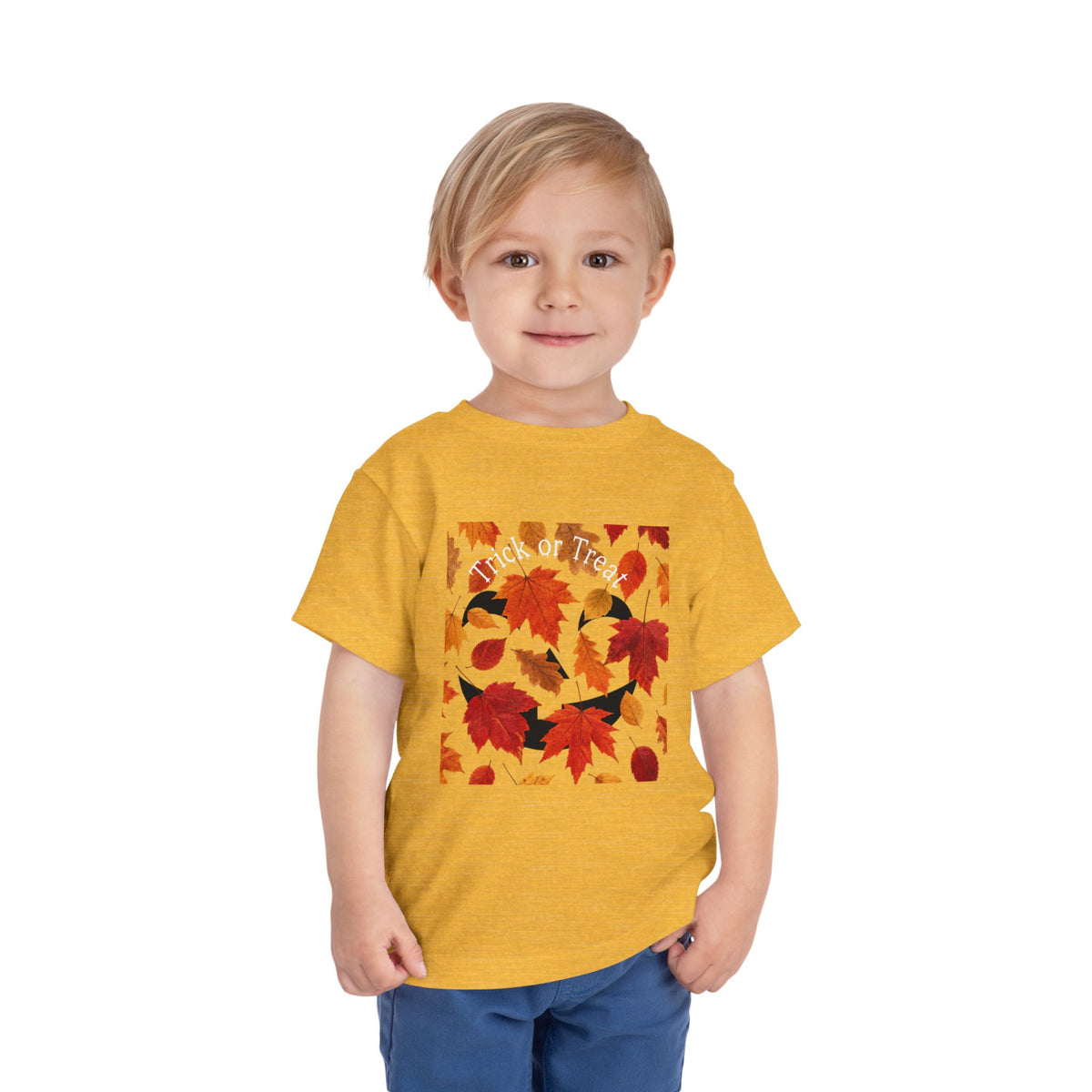 Toddler Fall Leaves Short Sleeve Tee