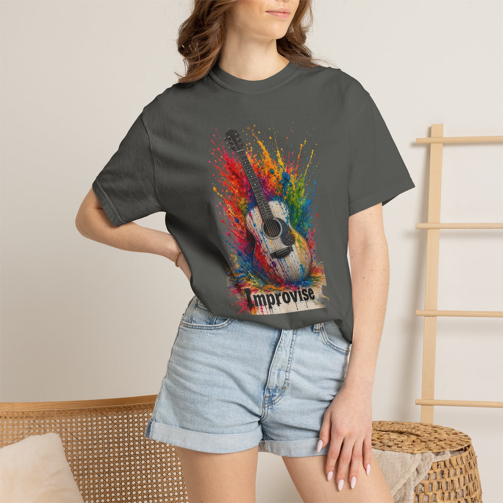 Improvise Guitar Musician T-Shirt