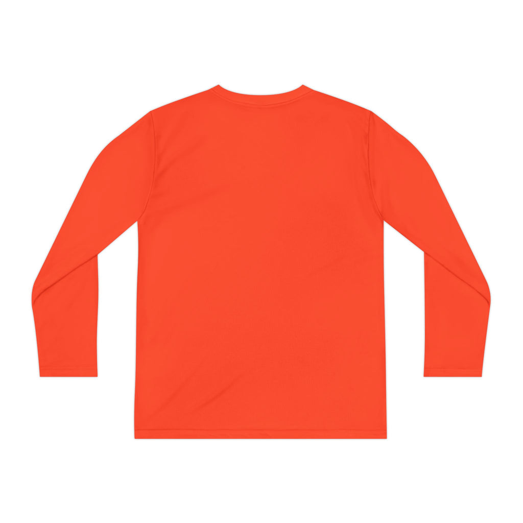 Youth Long Sleeve Tee - 'Hello Halloween' Jack-o'-Lantern Pumpkin Shirt