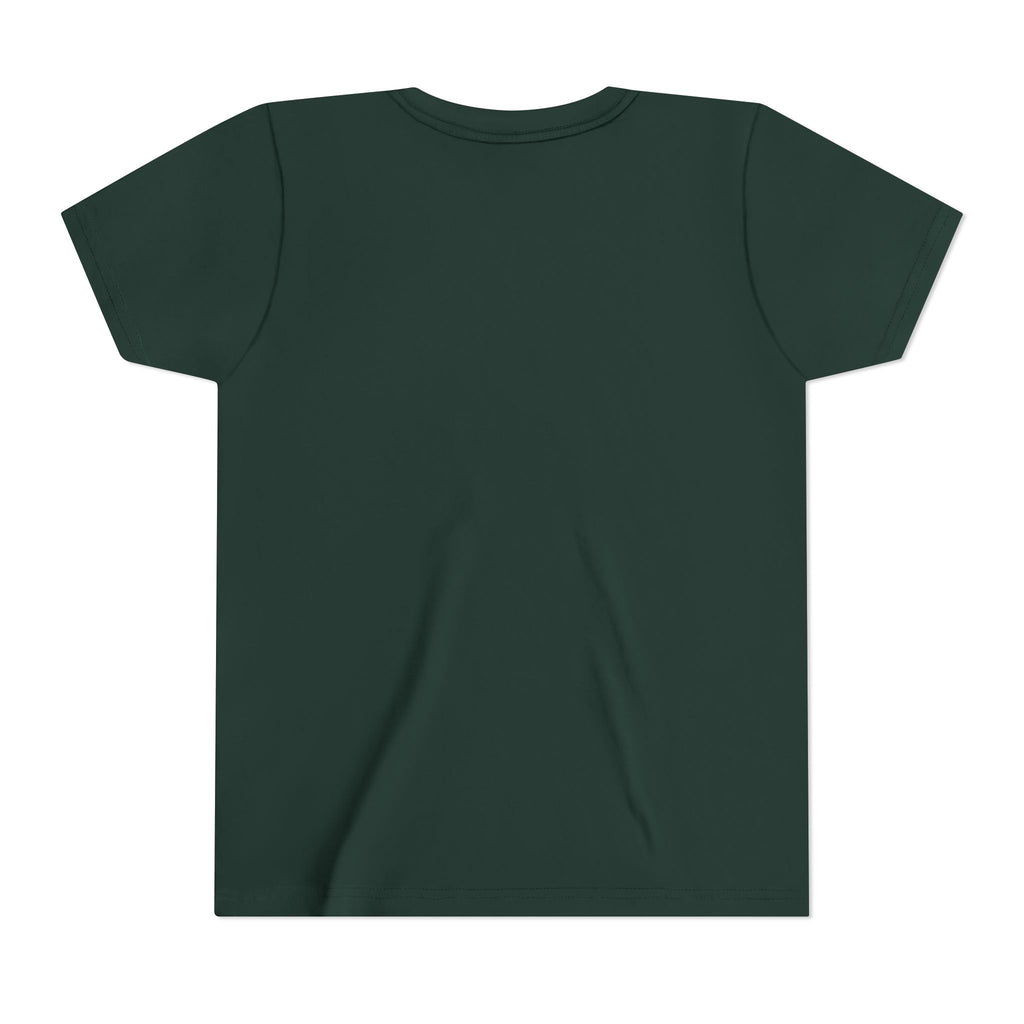 Youth Halloween Tee - "Hello Halloween" Ghost & Pumpkin Trick-or-Treat Shirt