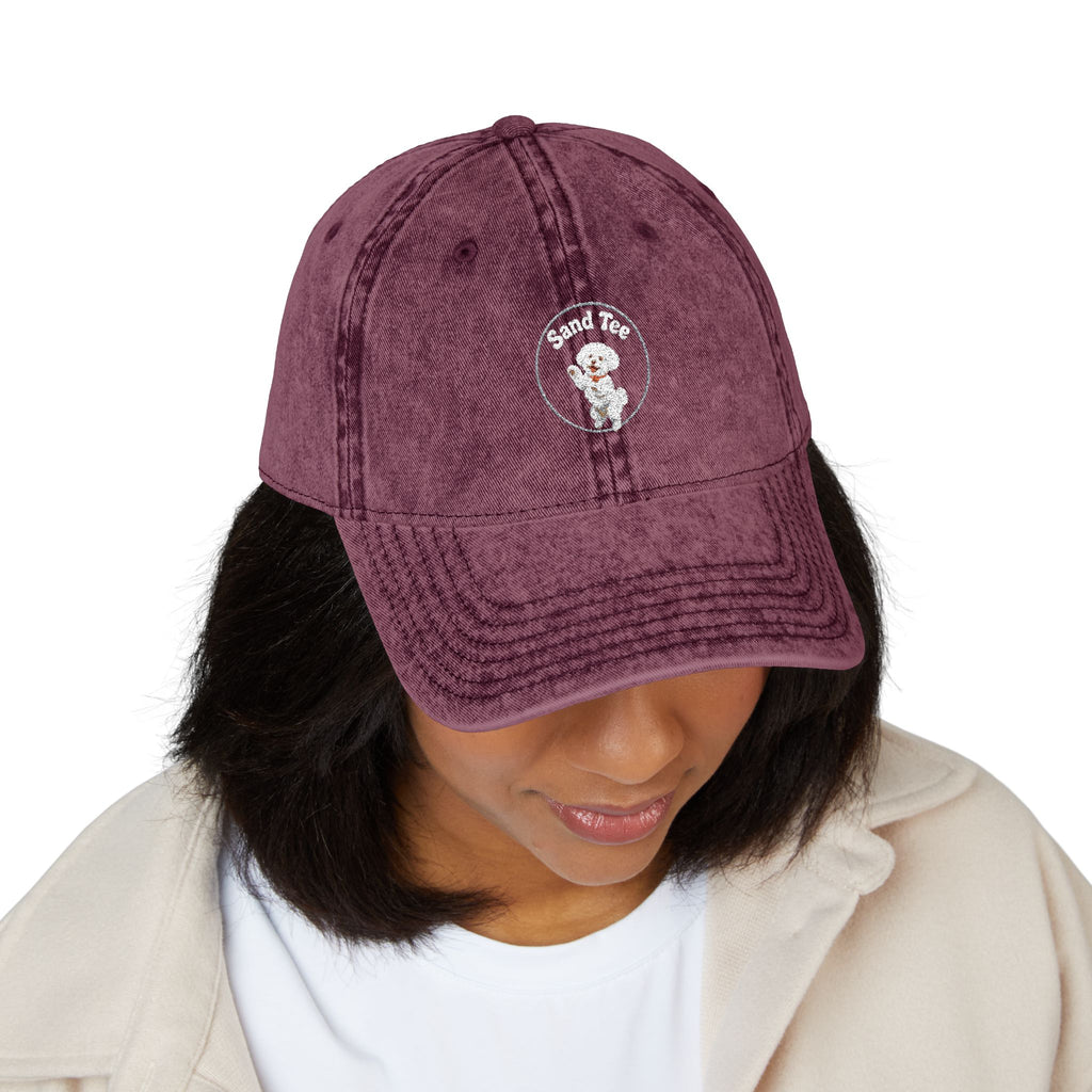 Dog Vintage Cap (Embroidery)