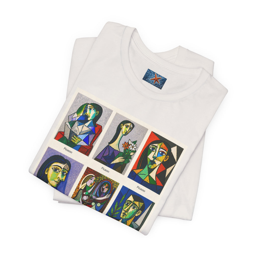 Picasso Portrait Grid T-Shirt | Unisex Art Graphic Tee