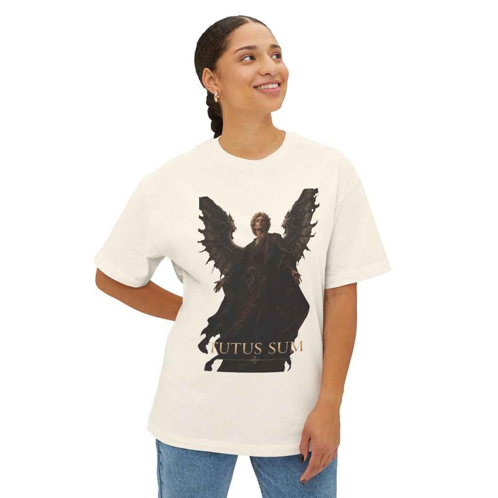 Tutus Sum Guardian Angel Oversized Boxy Tee.