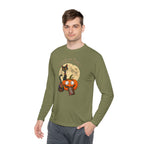 Halloween Pumpkin & Black Cat Long Sleeve Tee — "Trick or Treat / Hello Halloween"