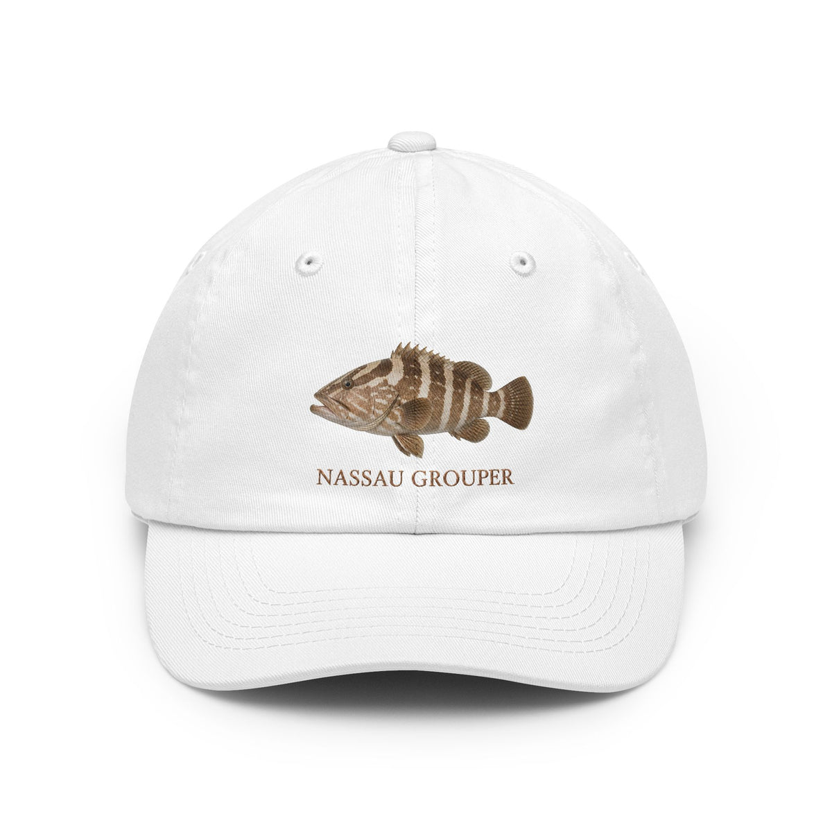 Nassau Grouper Embroidered Dad Hat