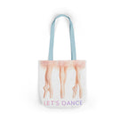 Ballet Tote Bag — 'Let's Dance' Ballerina Canvas Tote