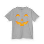 Kids Halloween Pumpkin Face Tee — Cute Jack-O'-Lantern T-Shirt for Children