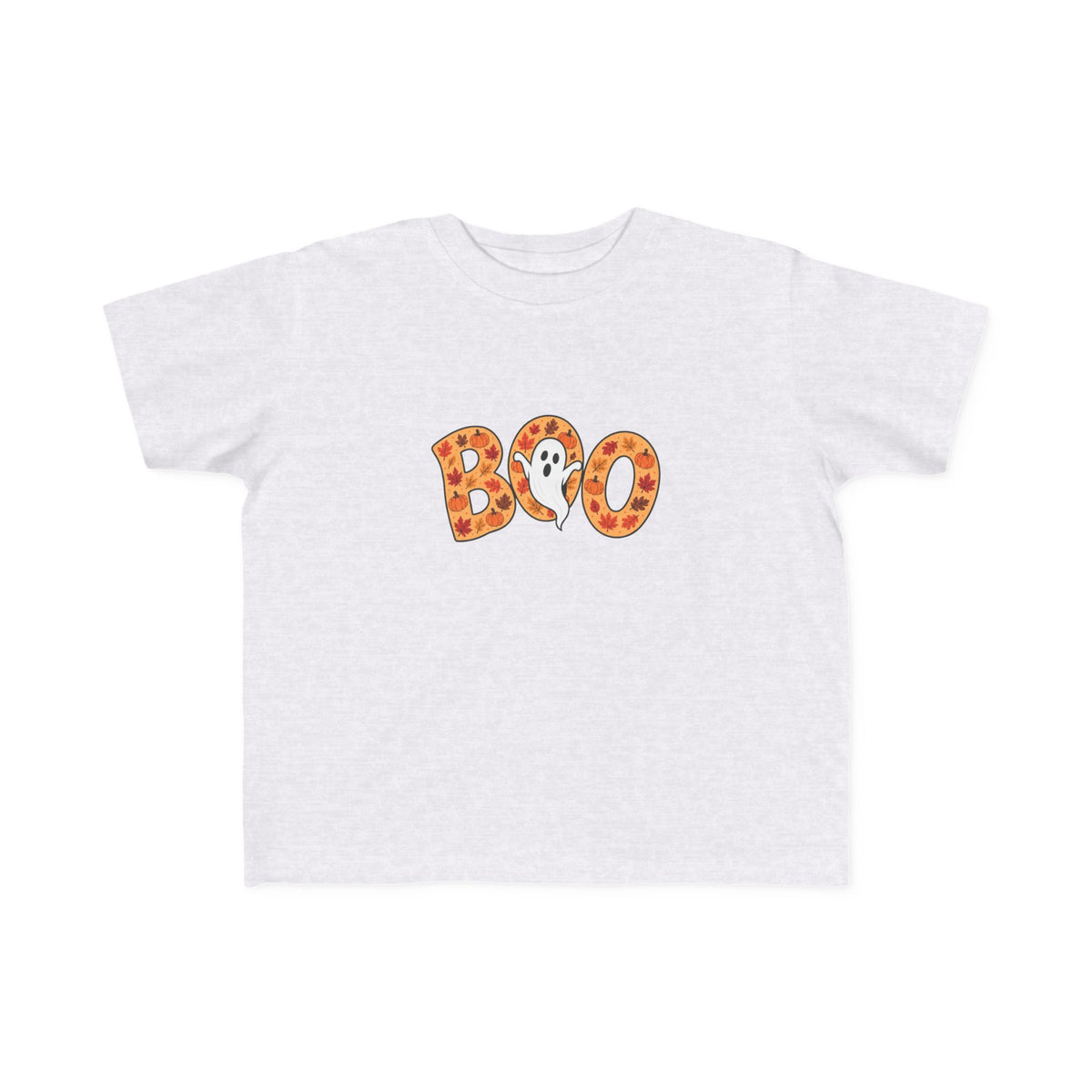 Toddler Tee - 'Boo' Ghost Halloween Striped Shirt