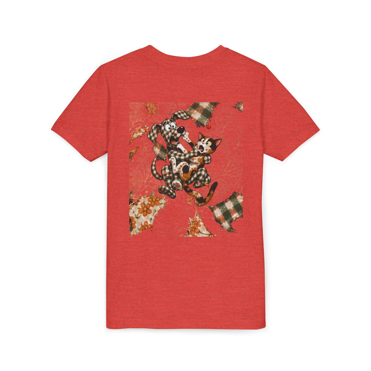 Gingham Dog & Calico Cat Kids Shirt