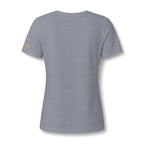 Orange Slice Splash T-Shirt | Citrus Fruit V-Neck Tee