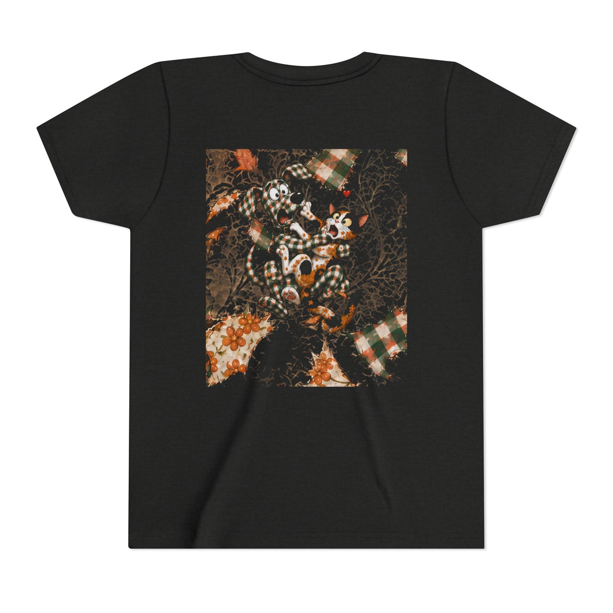 Gingham Dog & Calico Cat Kids Shirt