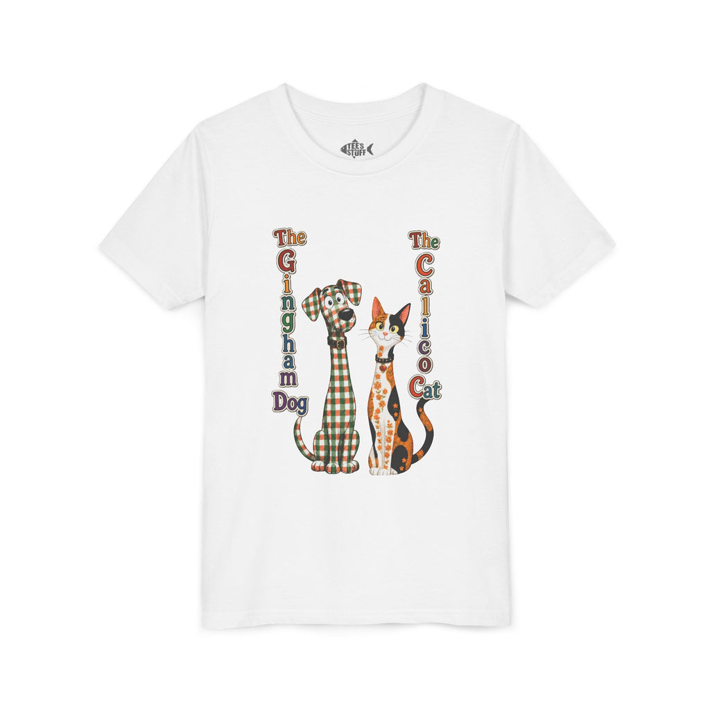 Gingham Dog & Calico Cat Kids Shirt