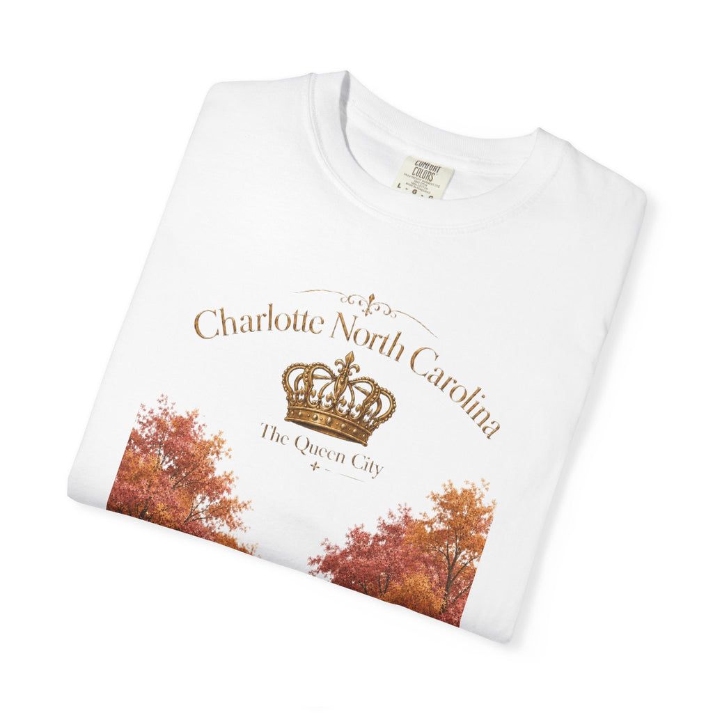 Charlotte North Carolina Autumn Tree Lane T-Shirt