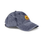 Sunflower Embroidered Vintage Cap