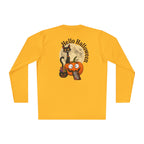 Halloween Pumpkin & Black Cat Long Sleeve Tee — "Trick or Treat / Hello Halloween"