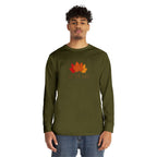 Autumn Leaves Long Sleeve Tee — 'AUTUMN' Maple Graphic Cozy Fall Shirt