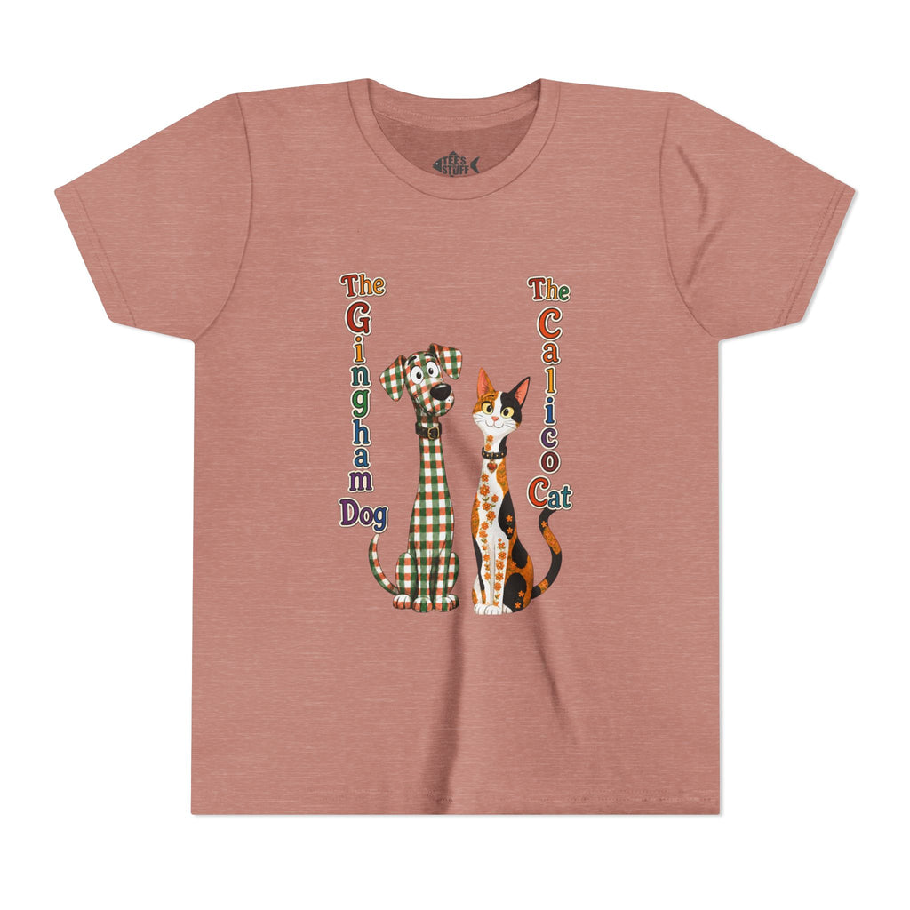 Gingham Dog & Calico Cat Kids Shirt