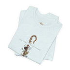 Shepherd Floral Staff T‑Shirt — 'The Lord Is My Shepherd' Faith Tee