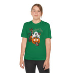 Kids Halloween Trick or Treat T-Shirt — Cute Pumpkin, Ghost & Black Cat Design