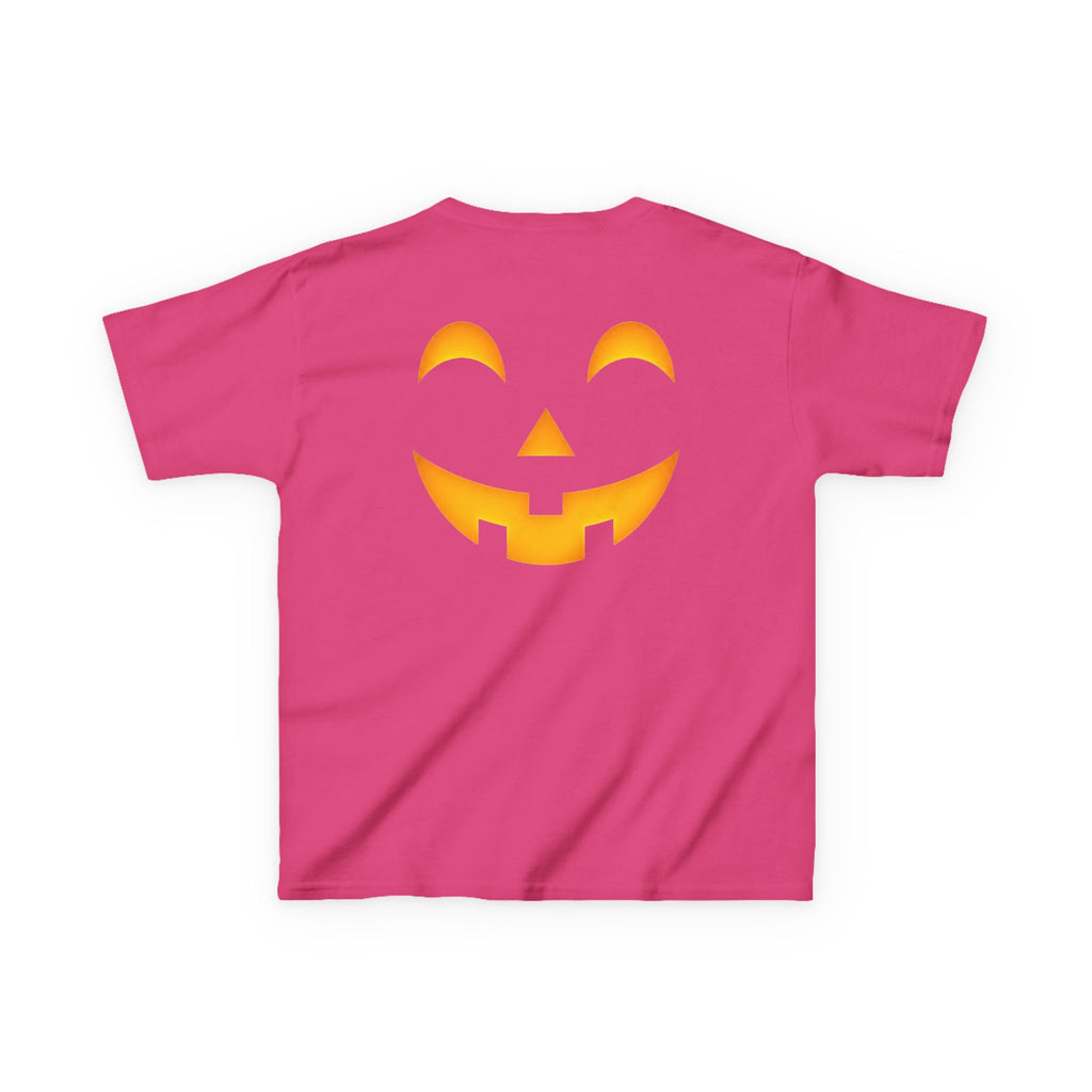 Kids Halloween Pumpkin Face Tee — Cute Jack-O'-Lantern T-Shirt for Children