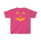 Kids Halloween Pumpkin Face Tee — Cute Jack-O'-Lantern T-Shirt for Children
