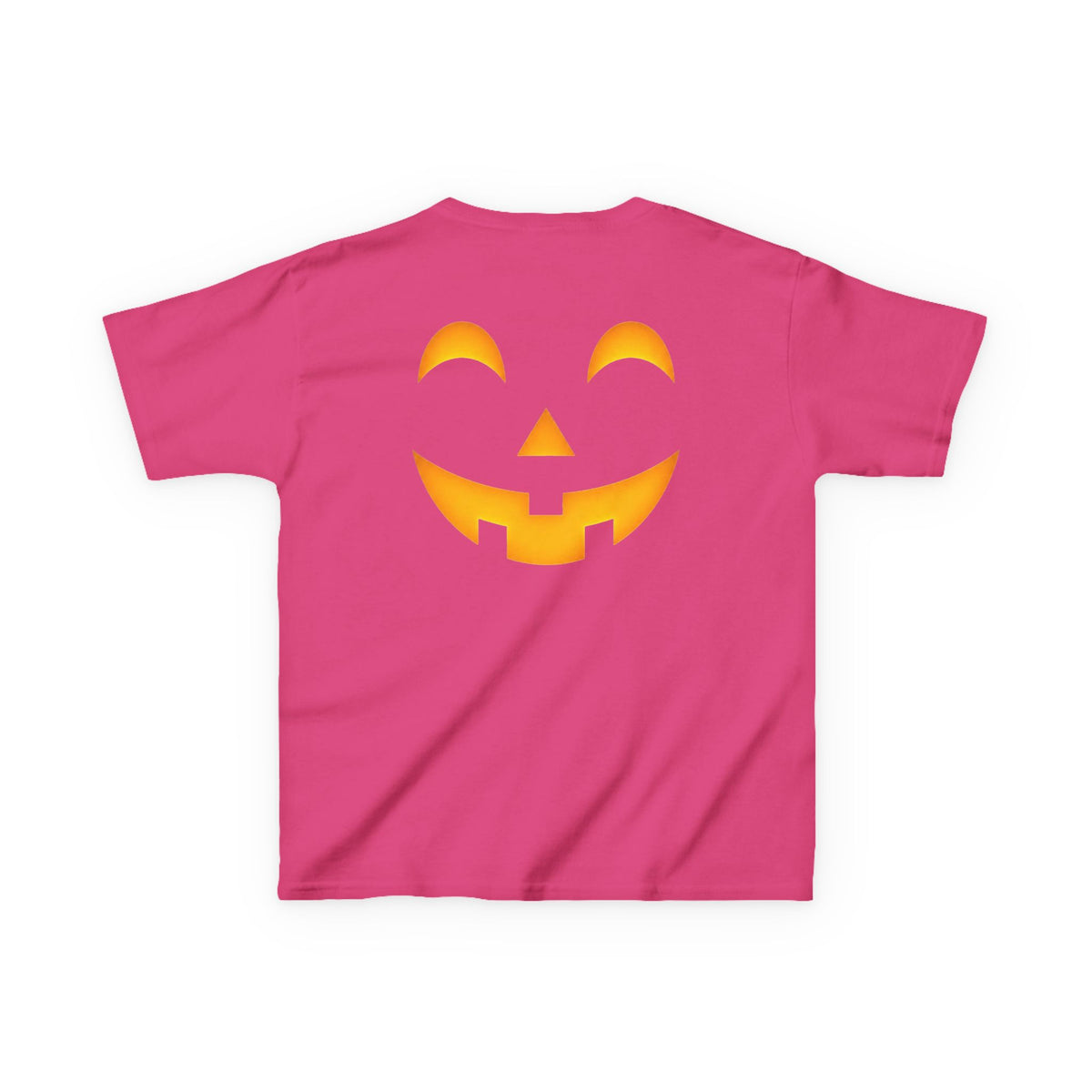 Kids Halloween Pumpkin Face Tee — Cute Jack-O'-Lantern T-Shirt for Children