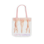 Ballet Tote Bag — 'Let's Dance' Ballerina Canvas Tote