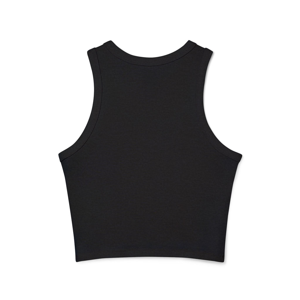 Orange Slice Splash Racer Tank Top | Citrus Fruit Graphic