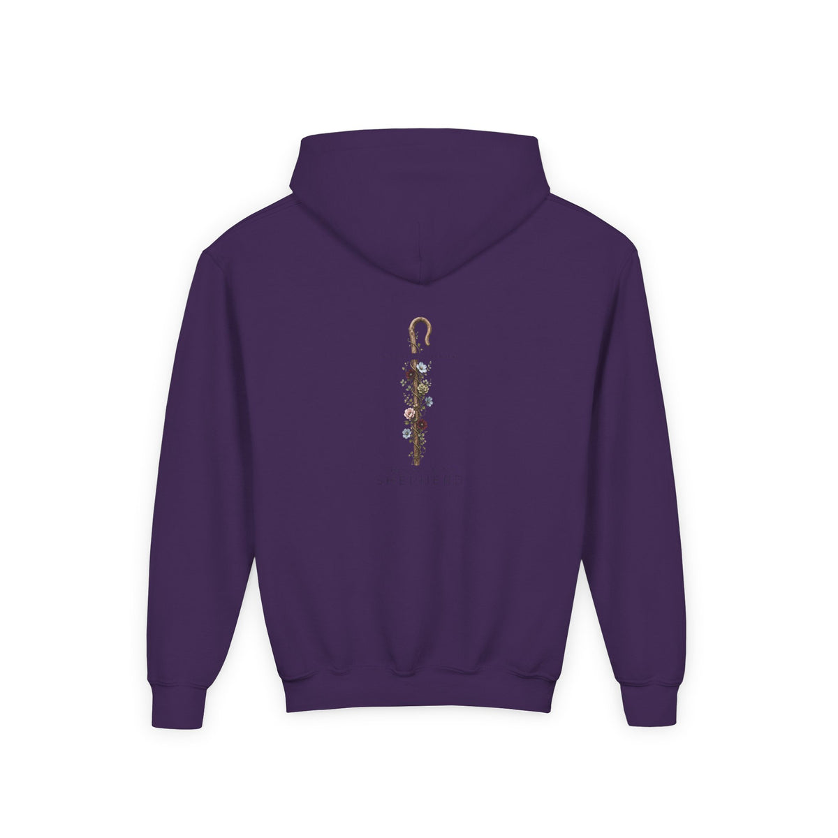 "The Lord Is My Shepherd" -Youth Heavy Blend Hooded Sweatshirt