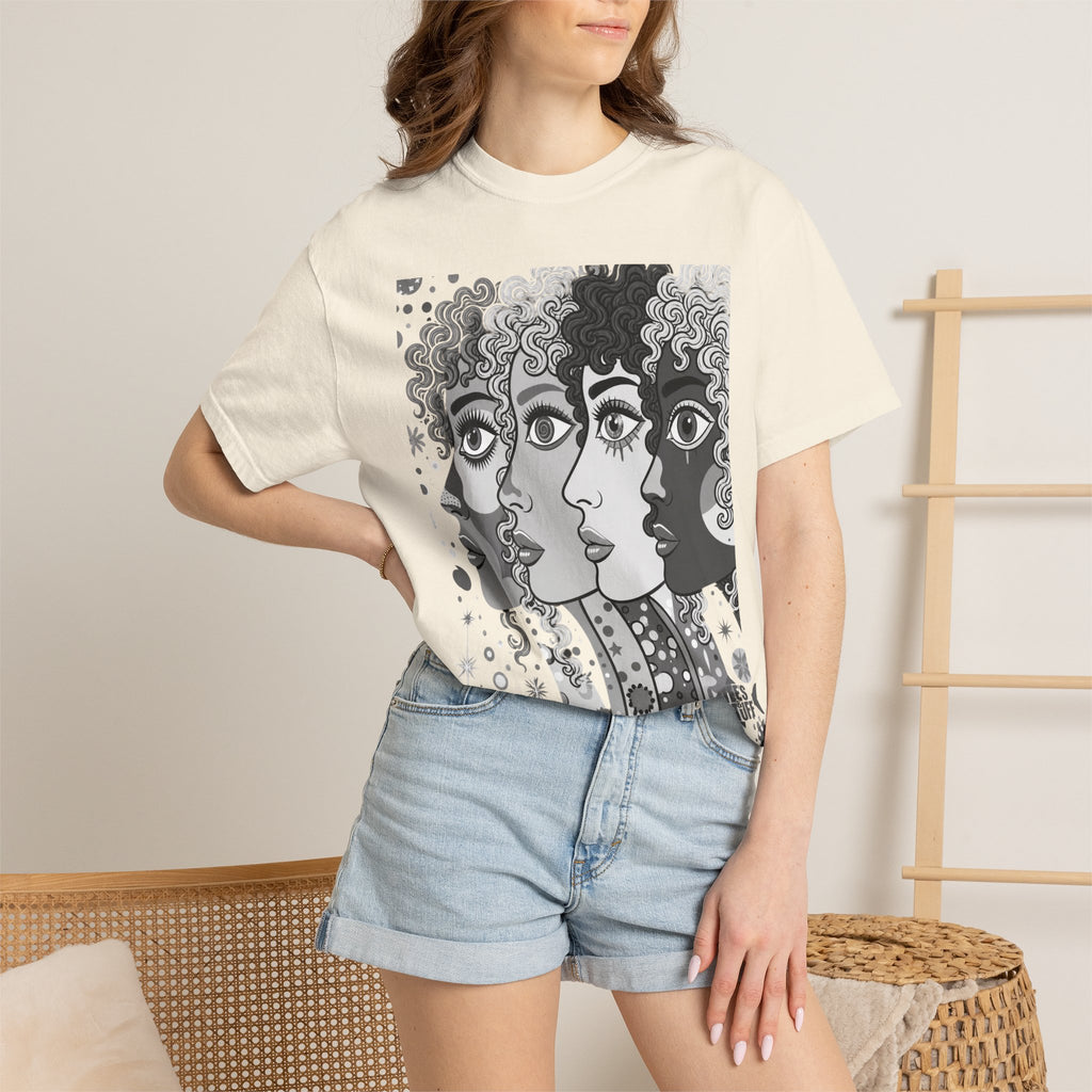 Artsy Pop Art Faces Graphics