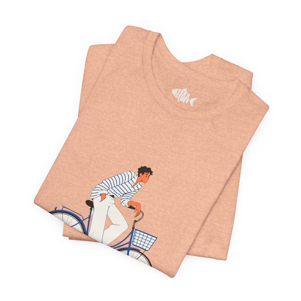 Bicycle Rider Illustration Jersey Tee