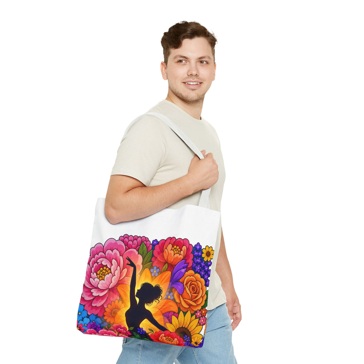 Ballerina flower Tote Bag (AOP)