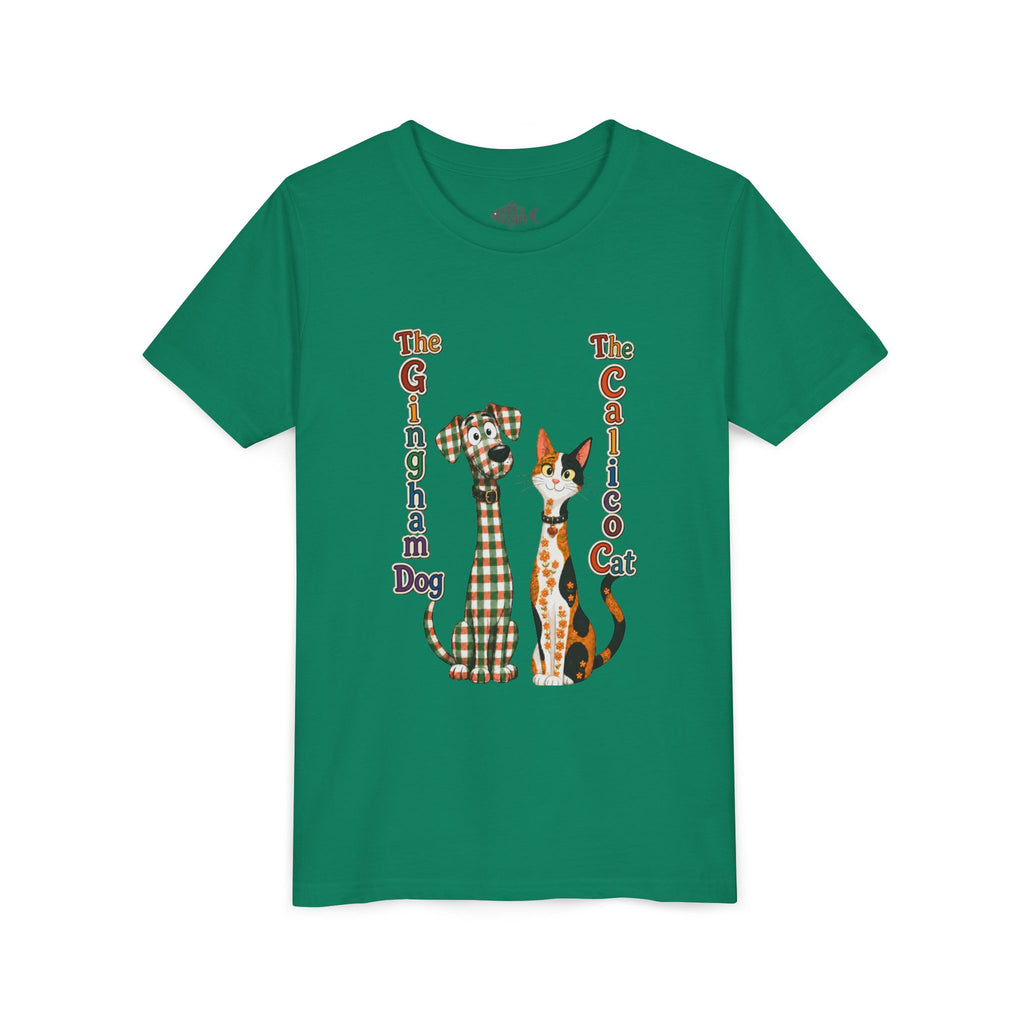 Gingham Dog & Calico Cat Kids Shirt