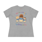 Women's Praise Choir Tee — "When the Praises Go Up, The Blessings Come Down"