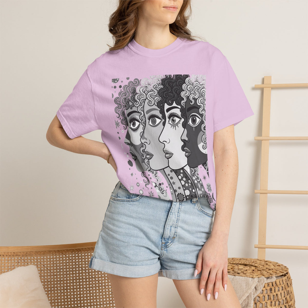 Artsy Pop Art Faces Graphics