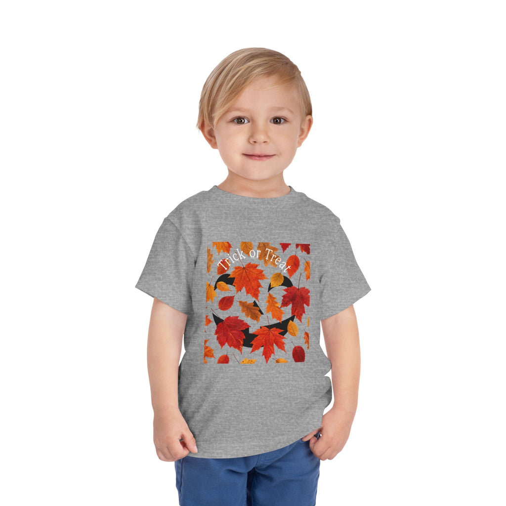 Toddler Fall Leaves Short Sleeve Tee