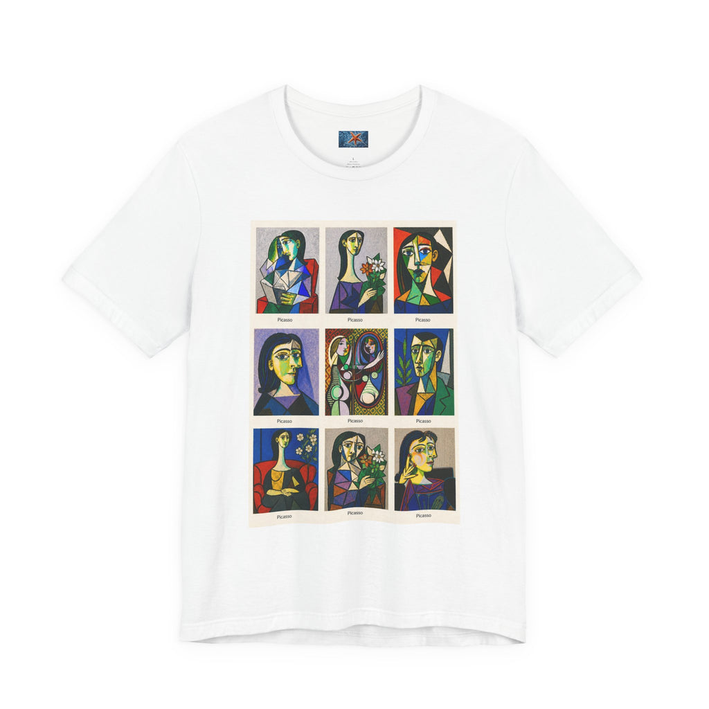 Picasso Portrait Grid T-Shirt | Unisex Art Graphic Tee