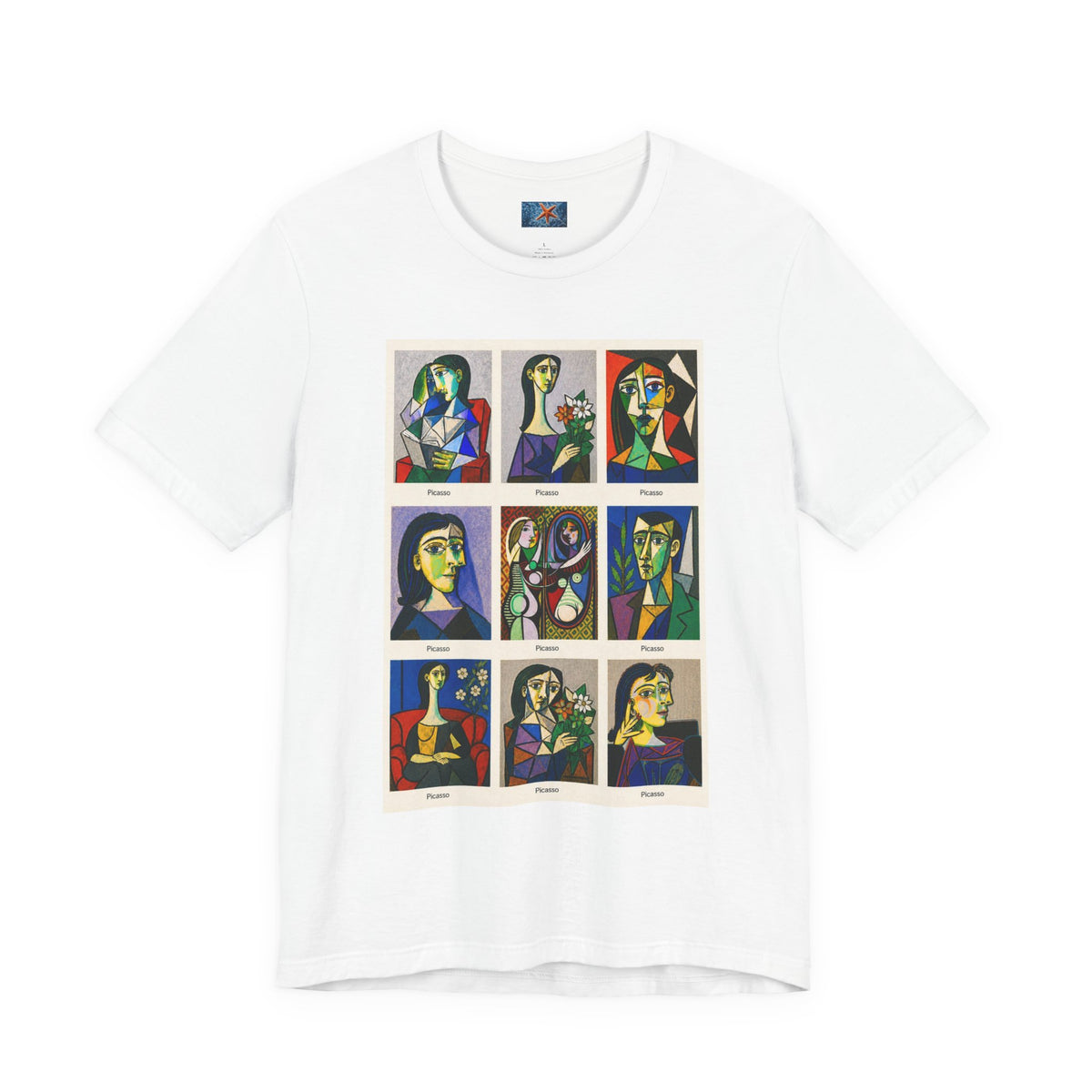 Picasso Portrait Grid T-Shirt | Unisex Art Graphic Tee