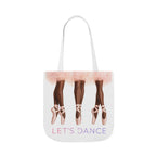 Ballet Tote Bag — 'Let's Dance' Ballerina Canvas Tote