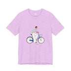 Bicycle Rider Illustration Jersey Tee