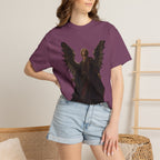Guardian Angel -Faith- Graphic T‑Shirt — 'Tutus Sum' Cross Tee