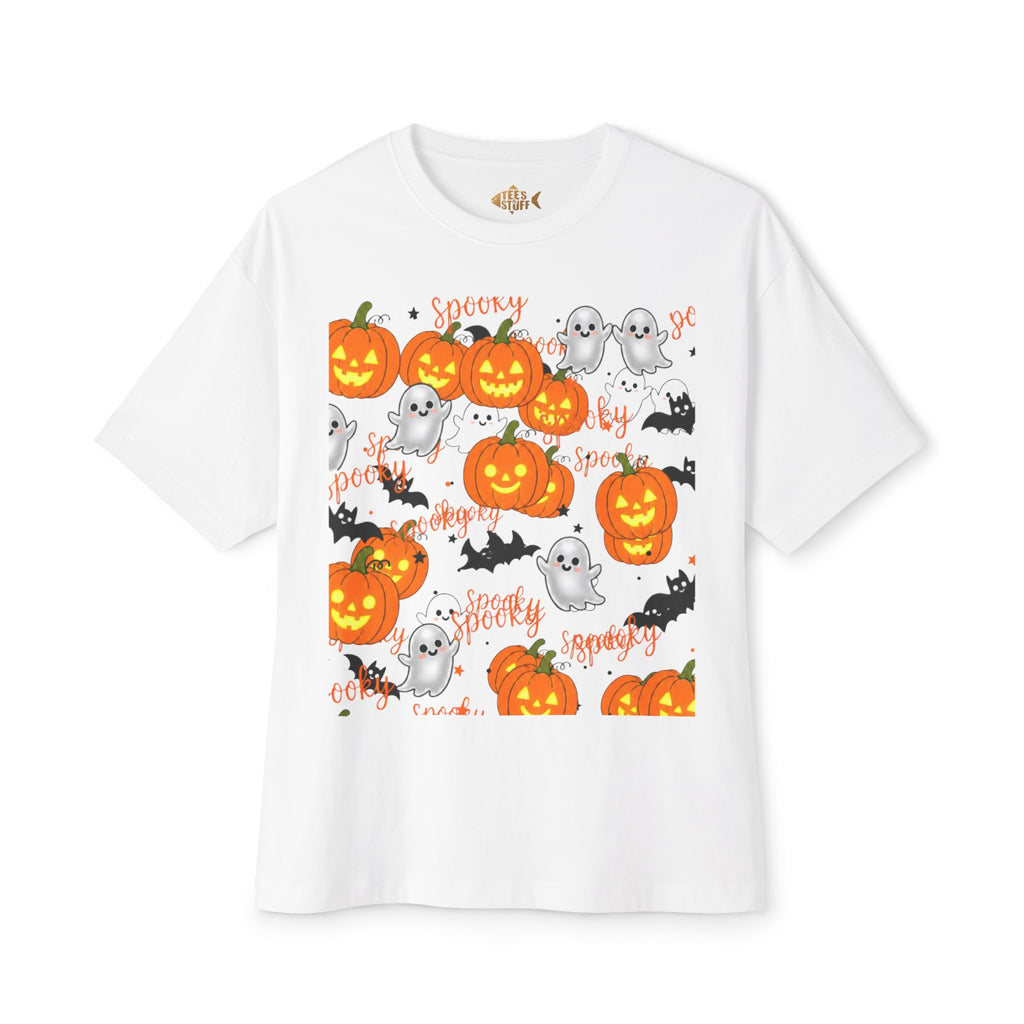 Halloween Pumpkins & Ghosts Tee — Spooky Boo, Trick-or-Treat Graphic T-Shirt