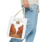 Charlotte North Carolina Autumn Tote Bag — 'The Queen City' Fall Tree Design