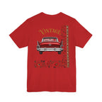 Vintage Classic Car Floral Graphic T-Shirt