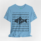 Fish Graphic Tee — 'FISH' Silhouette Fishing Shirt