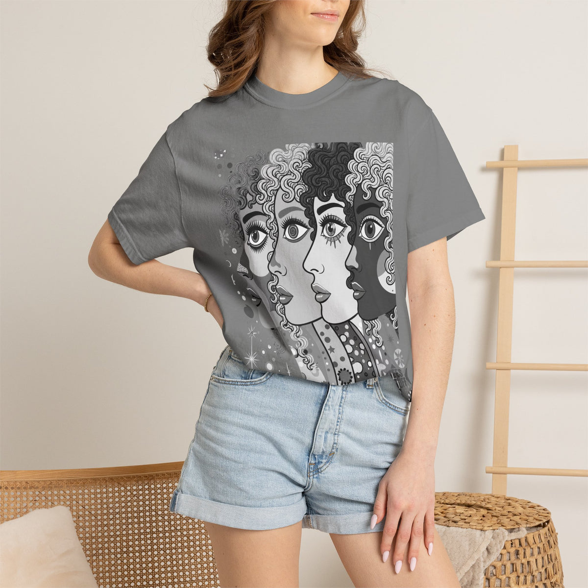 Artsy Pop Art Faces Graphics