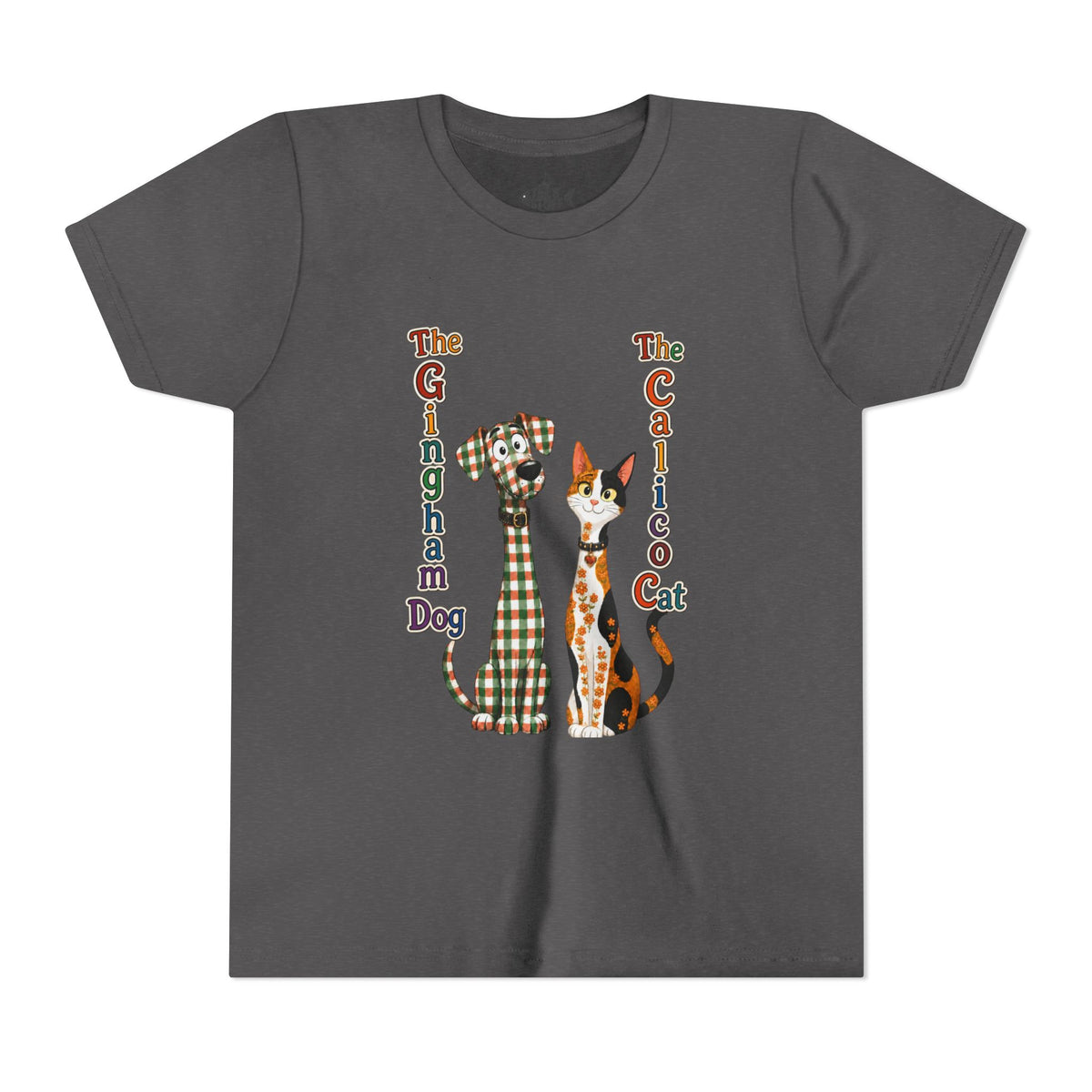 Gingham Dog & Calico Cat Kids Shirt