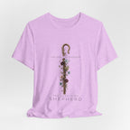 Shepherd Floral Staff T‑Shirt — 'The Lord Is My Shepherd' Faith Tee