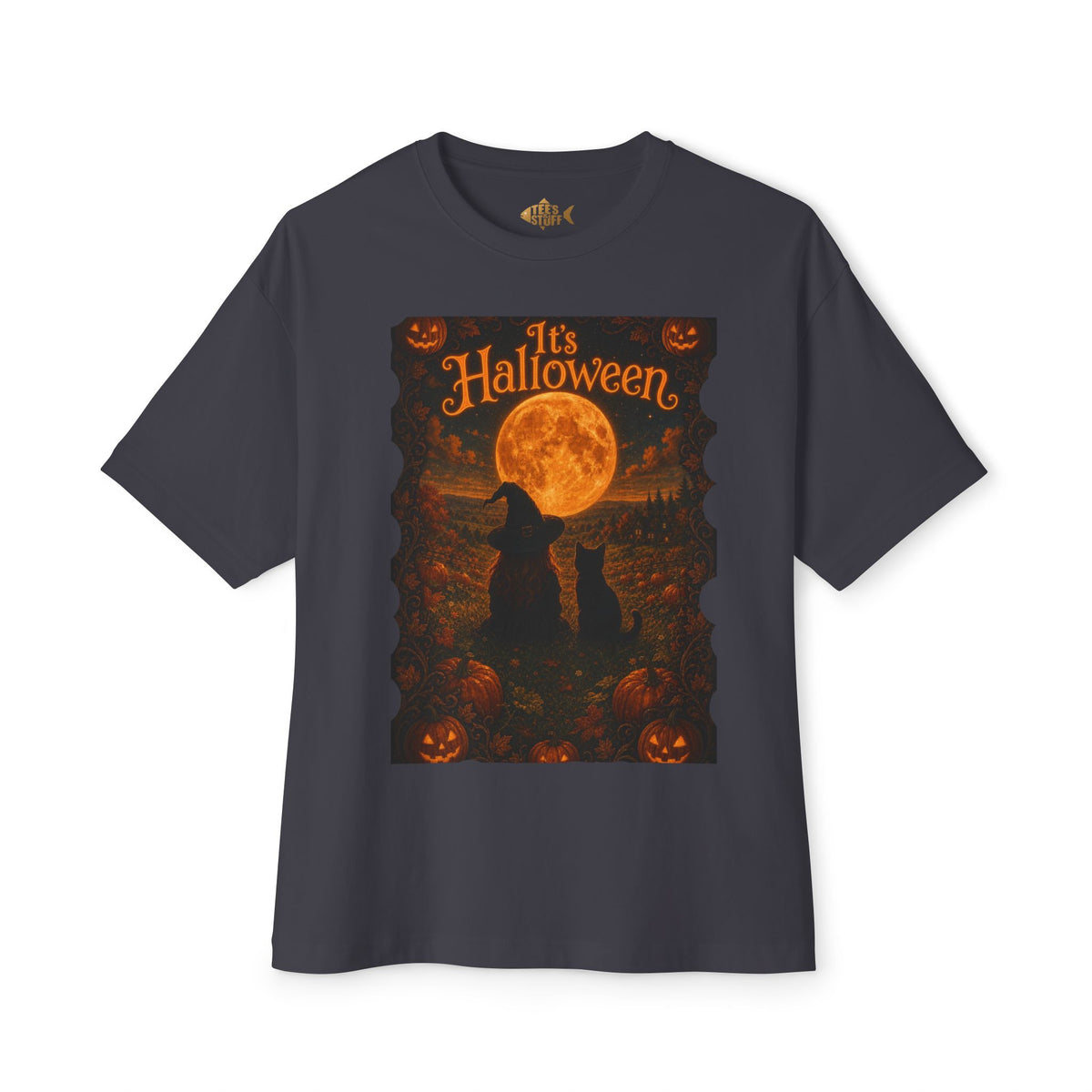 Halloween Tee-Unisex Oversized Boxy Tee