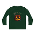 Youth Halloween Pumpkin Long Sleeve Tee - "Trick or Treat"